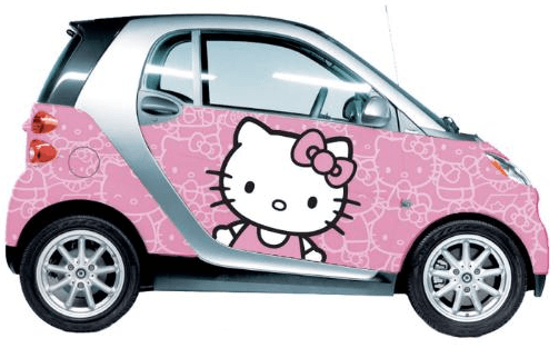 Smart Hello Kitty Car