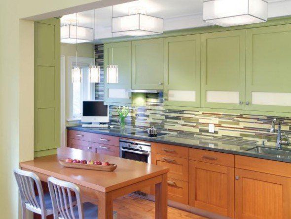 pained kitchen cabinets