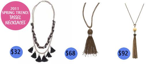 tassel necklaces