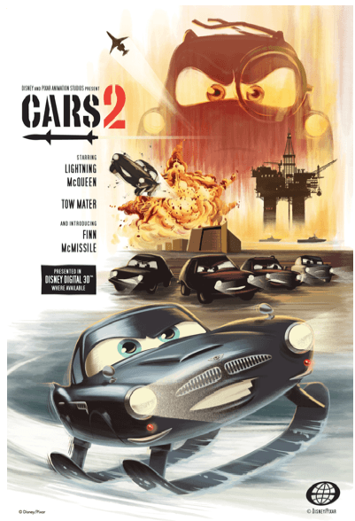 CARS 2 movie review, movie poster pictures