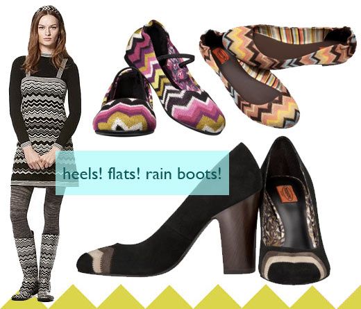 Missoni for Target clothing & fashion collection Fall 2011, shoes, accessories, Missoni for Target lookbook photos