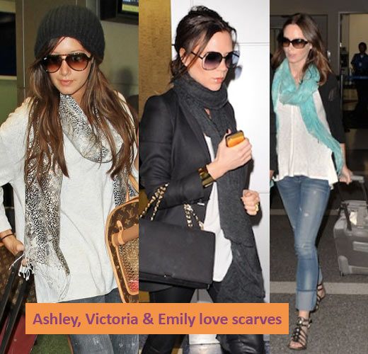 Photos from Celebs' Fall Scarves