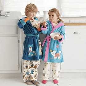 Fleece Applique Robes for Kids, bathrobes for kids, gifts for boys