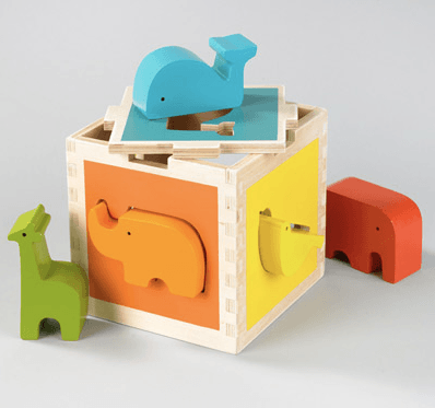 DwellStudio Zoo Shape Sorter , gifts for toddlers, baby gifts