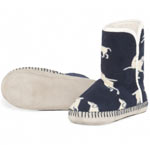 hatley Blue Labs slippers