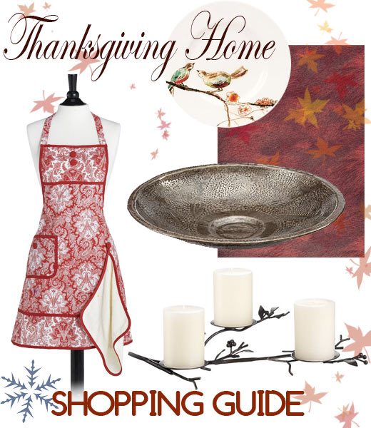 Thanksgiving decorating shopping guide