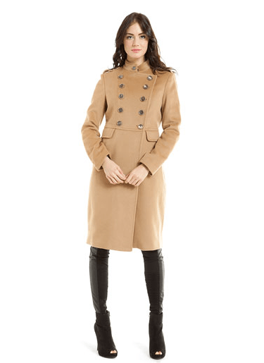 TART Collections Beverly Camel Jacket, camel coat, military coat