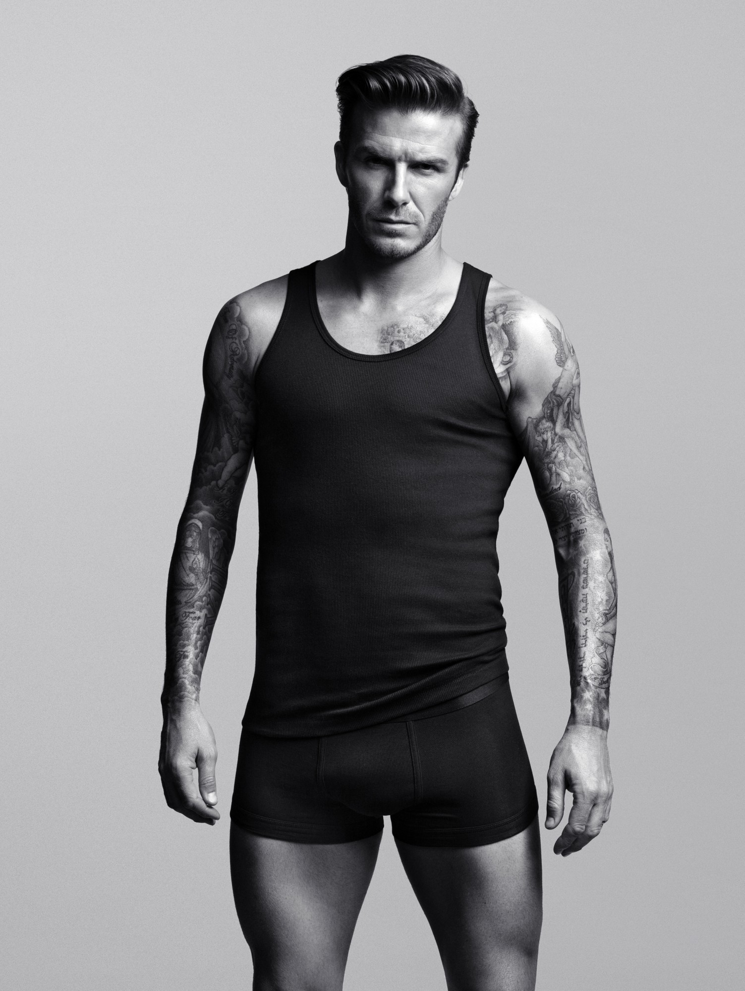 DAVID BECKHAM Bodywear collection for H&M photos, H&M David Beckham Super Bowl ad, Super Bowl commercial