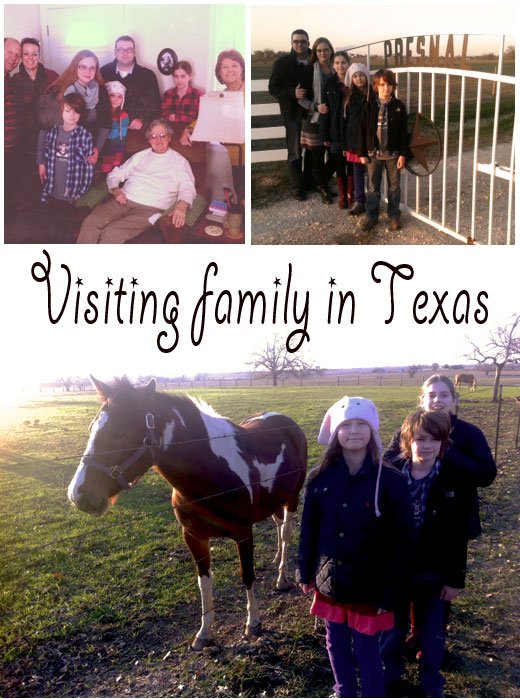 texas family, spending Christmas in texas, nomadic lifestyle