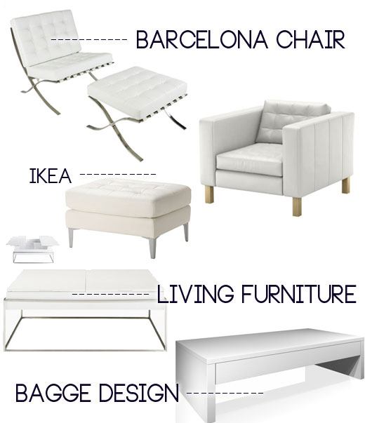 barcelona arm chair, white arm chairs