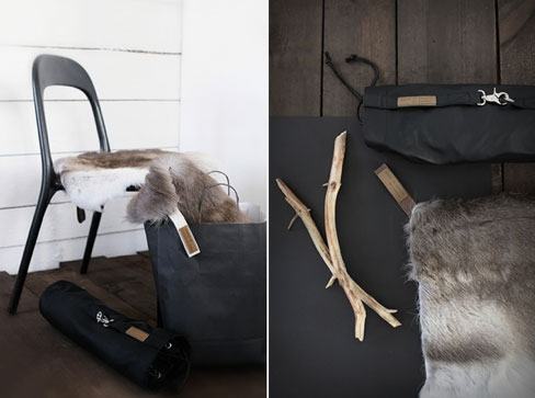 Gedigo, piece of finland, Finnish Design, reindeer skins, reindeer hide