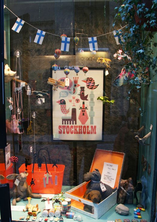 stockholm store window