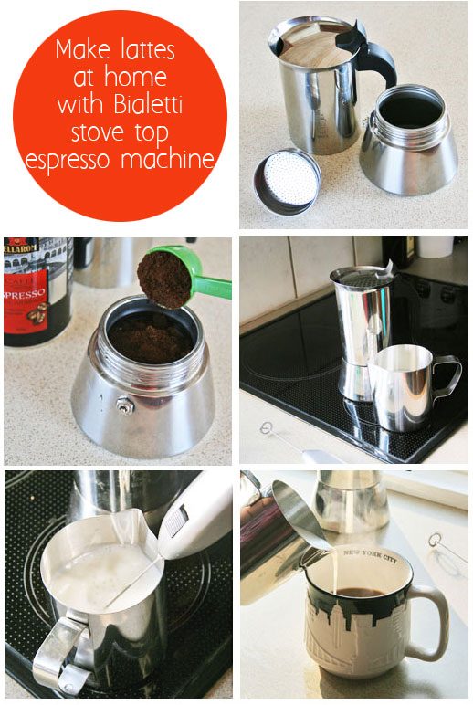 Making espresso on the stove best sale