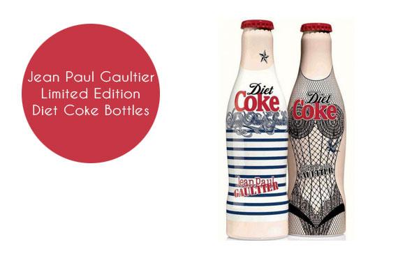 Jean Paul Gaultier Designed Limited Edition Diet Coke Bottles