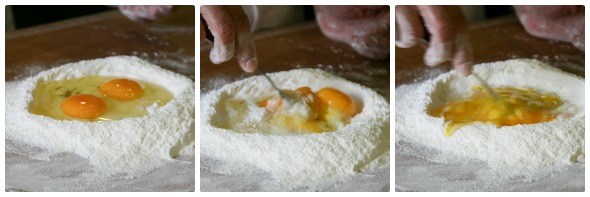 Making pasta in Casa Artusi as seen on https://skimbacolifestyle.com/2012/08/making-pasta-in-italy.html 