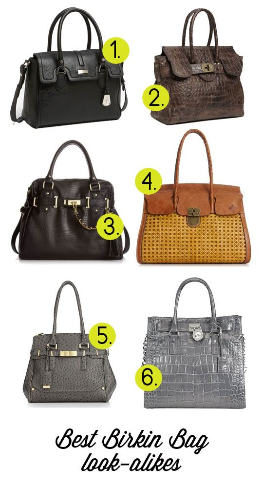 Birkin bag look-alikes, cheap bags that look like Birkin Bag