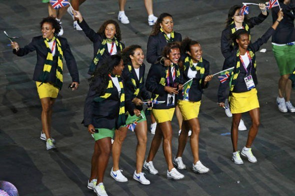 olympics fashion, the team Brazil in the London 2012 Opening Ceremony