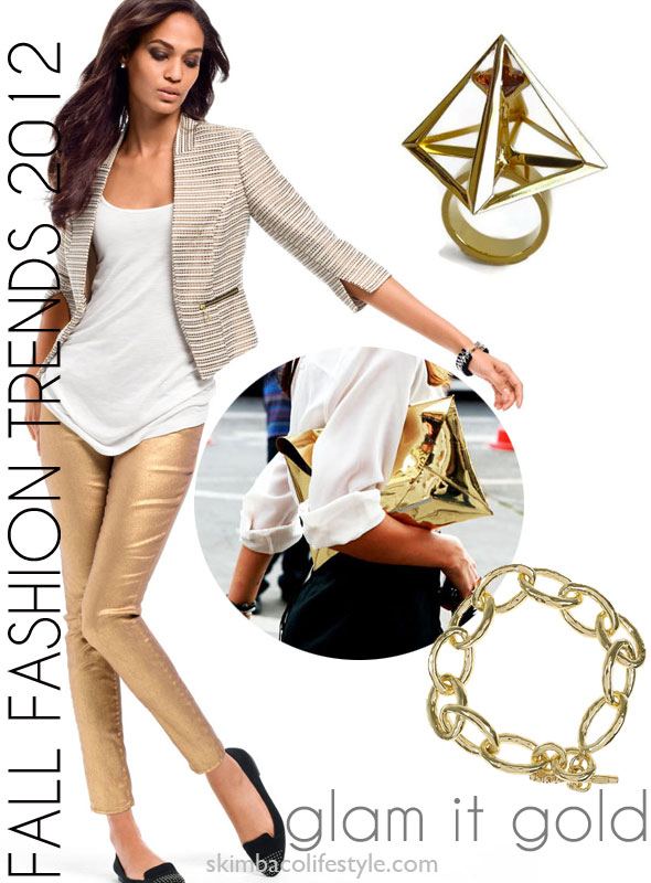 gold fashion trend