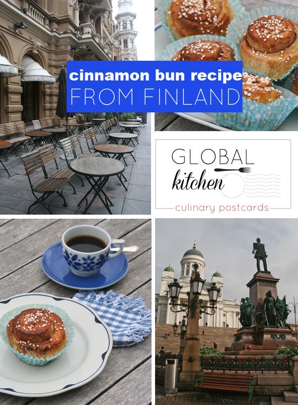 global kitchen: cinnamon bun recipe from Finland