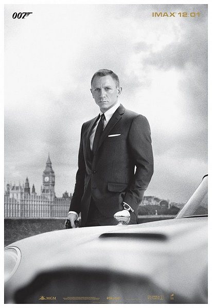 James Bond Skyfall movie review, skyfall movie poster
