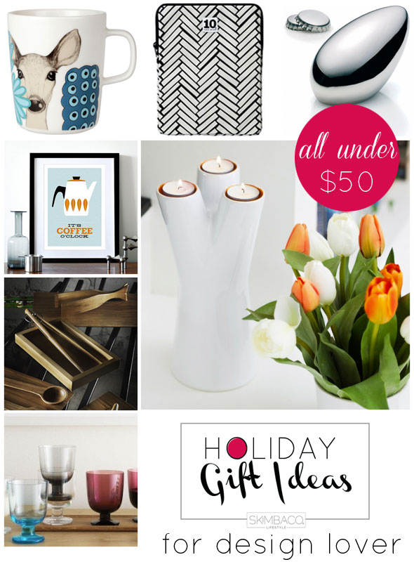 design gifts for under 50 bucks, christmas gifts, holiday gifts