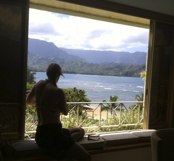 St. Regis Princeville, view from room