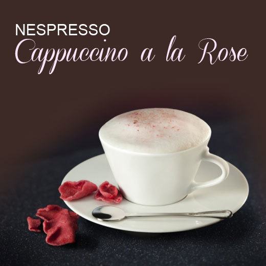 Nespresso Cappuccino a la Rose