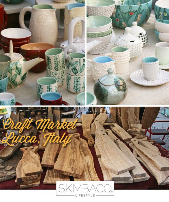 artisan products from the craft market in Tuscany