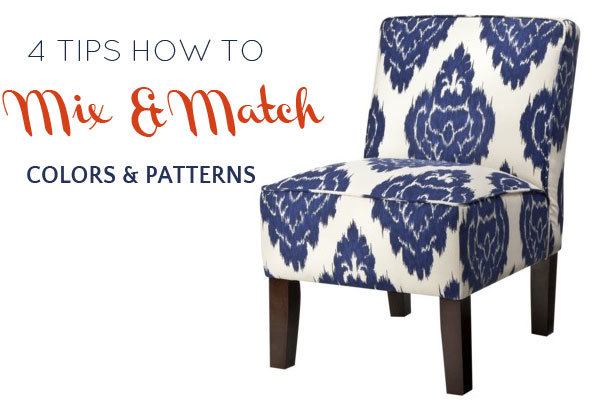 tips how to mix and match colors and patterns at home