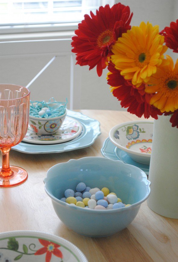 tiffany blue easter table setting