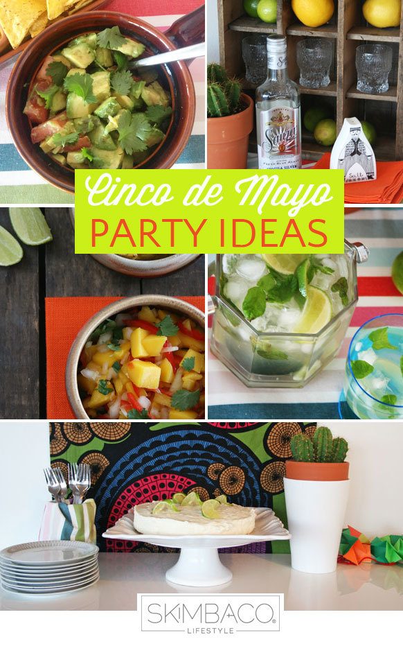 Cinco de Mayo Party Ideas, cinco de mayo recipes, cinco de mayo food, cinco de mayo table setting, mango salsa
