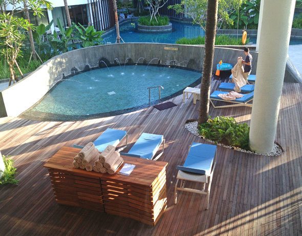 pool at the LeMeridien Bali