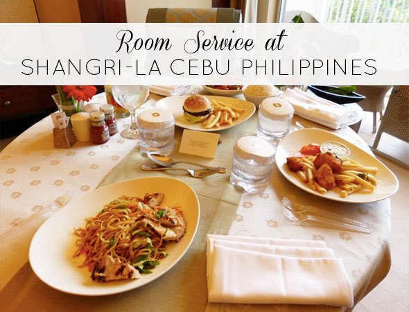 Room service in Shangri-La Cebu. Photo by @houseofanais