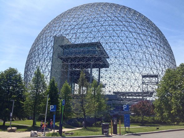 Montreal Biosphère, read more at https://skimbacolifestyle.com/2013/07/montreal-bike-tour.html