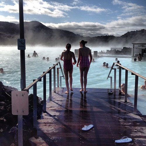 Blue Lagoon in Iceland. Instagram travel photo by @skimbaco