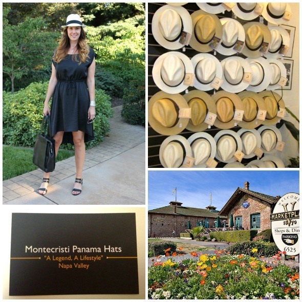 Panama Hats for sale in Yountville, Napa Valley 