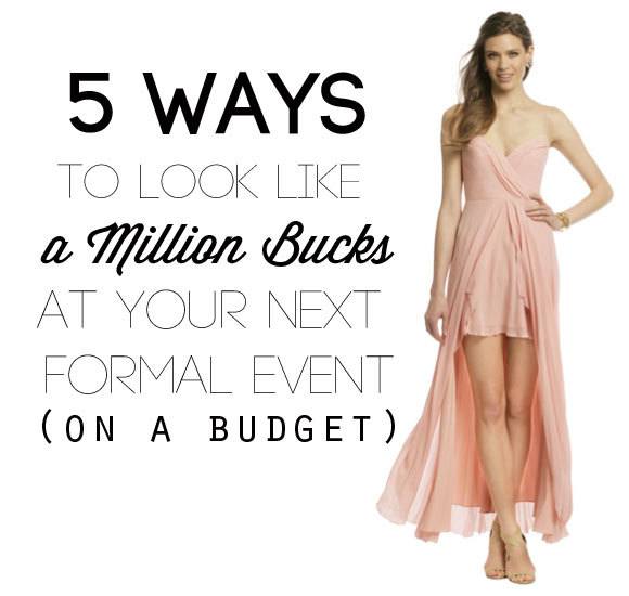 5 Ways to save money on formal clothing
