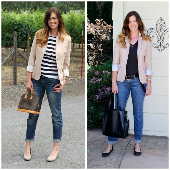 Boyfriend Jeans - Preppy Look 