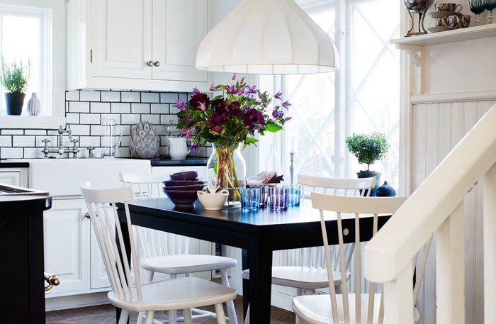 Swedish country kitchen details