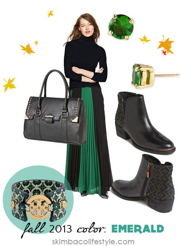 Color trend for fall 2013: emerald green