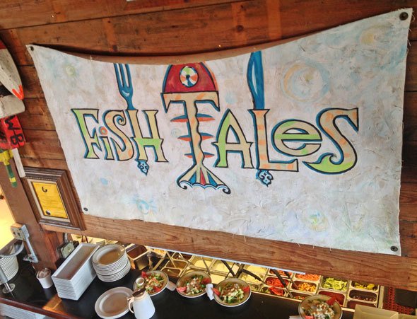 Fishtales restaurant in Galveston, Texas.
