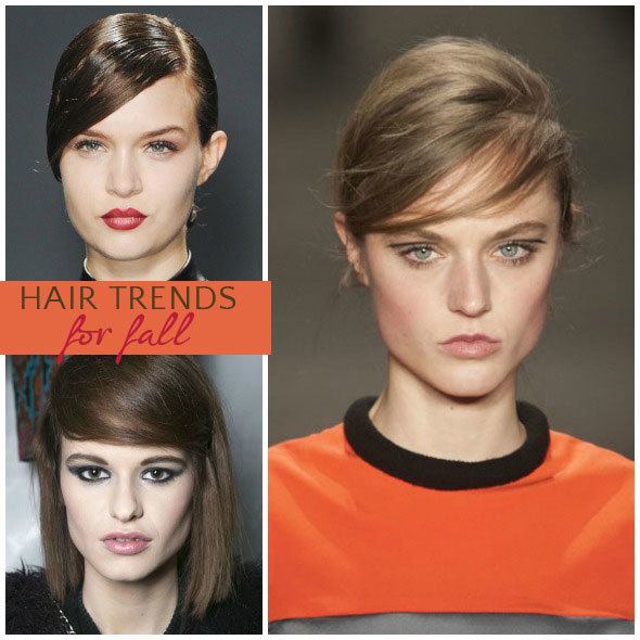 Trendy hair for 2013: faux bangs