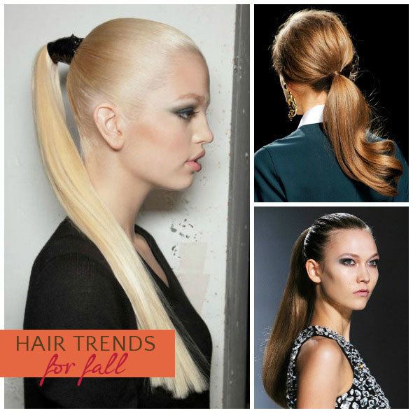 Hot hair trends for fall: ponytail