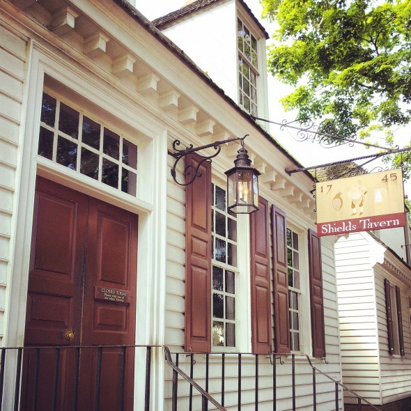 Shield's Tavern in Williamsburg, VA