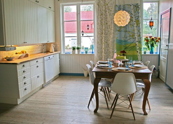 Scandinavian modern country kitchen