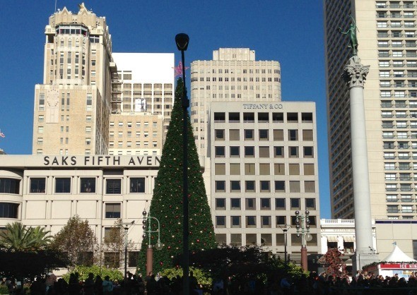 San Francisco's Union Square for the Holidays 