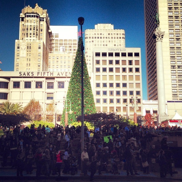 Holidays in Union Square, San Francisco  