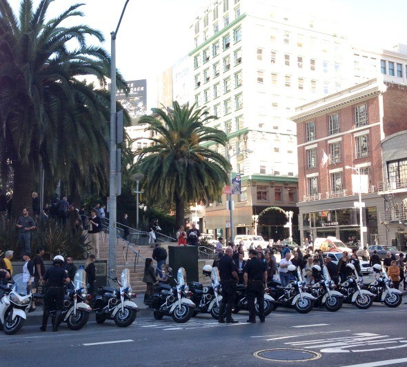Bat Kid - San Francisco police officers 