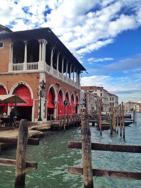 Fish market in Venice as seen in the movie The Tourist. Photo by @katjapresnal