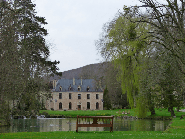 Abbey in Burgundy, France